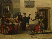 The Brunswick Monogrammist Itinerant Entertainers in a Brothel Spain oil painting artist